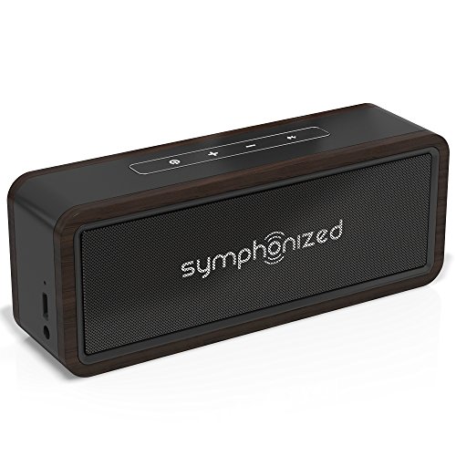 Symphonized NXT 2.0 Bluetooth Wireless Portable Speaker, Dual-Driver Audio Player, AUX Cable Included for Wired Listening, Universal Compatibility (Black)