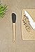 Epicurean Silicone Series Utensils, 3-piece Spatula Set, Natural with Black