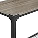 Walker Edison Declan Urban Industrial Angle Iron and Wood Entry Table, 44 Inch, Driftwood