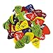 Alice 100pcs ABS Guitar Picks Matt Picks- Light, Medium and Heavy Gauge