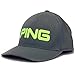 Ping Men's Tour Structured Men's Hat, Dark Grey/Limelite, Large/X-Large