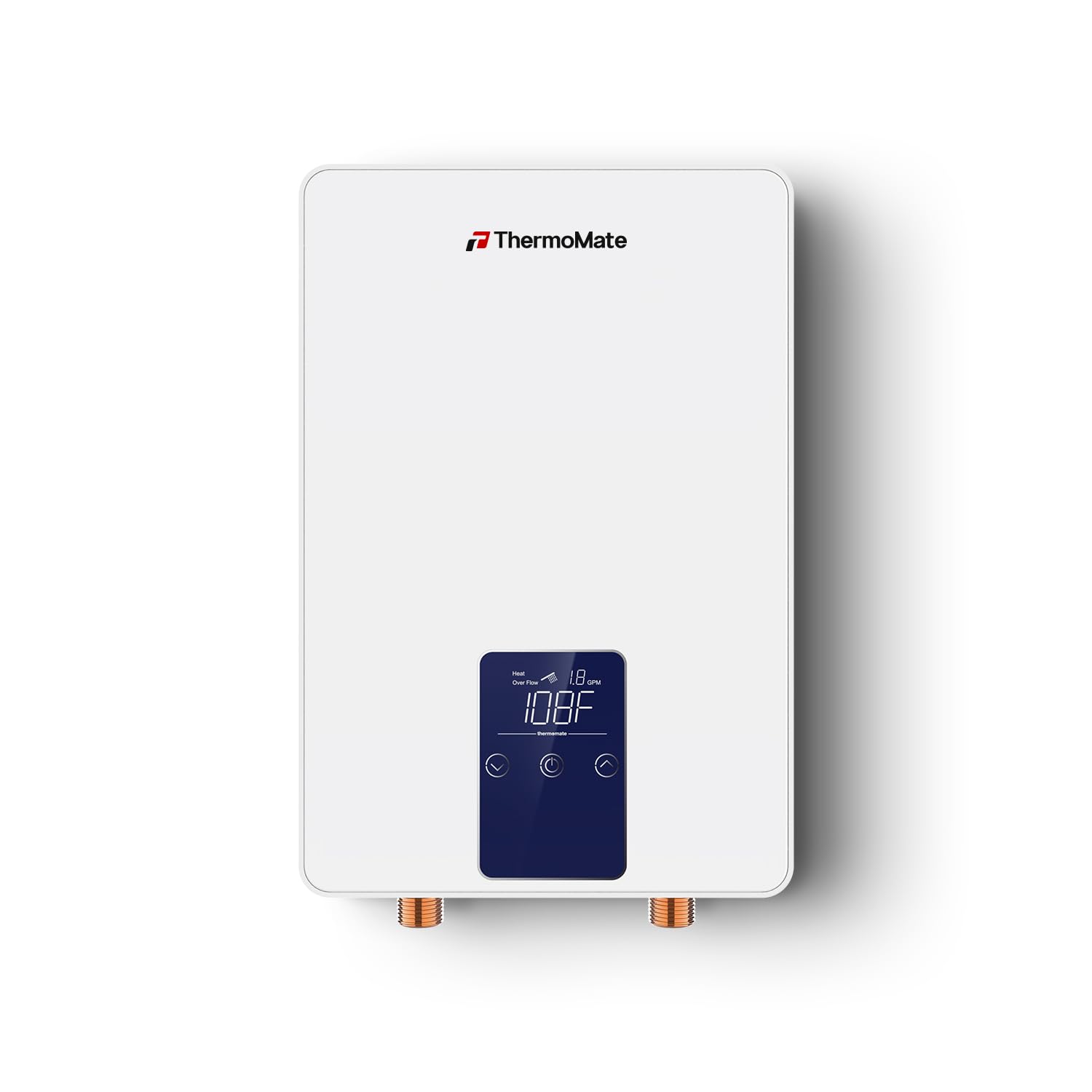 Photo 1 of Tankless Water Heater Electric for Sink Washing, ThermoMate 6000W 208~240V Small Point of Use Instant Hot Water Heater with Temperature Display, Self-modulating, 1.07GPM at 35°F Rise