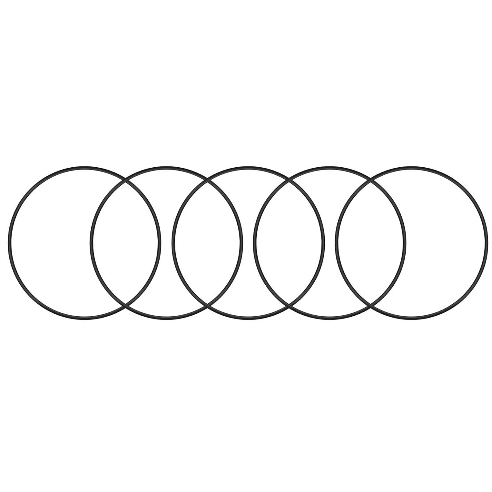 TA-VIGOR 5Pcs Nitrile Rubber O-Rings, 120mm OD 113mm ID 3.5mm Width Rubber Washers Spacer O-Rings Gasket kit, Metric Sealing Gasket for Hose, Faucet, Automotive, Plumbing