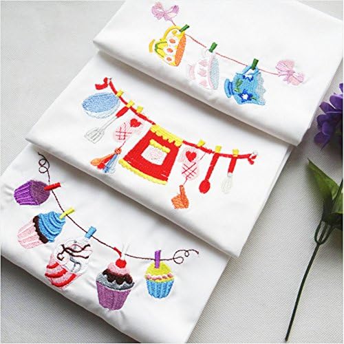 The factory is directly for home furnishing pure cotton cloth art embroidered napkin cloth (delicate cup, delicious cake, baking tool) the hand feels soft, the texture is dense, embroider is exquisite