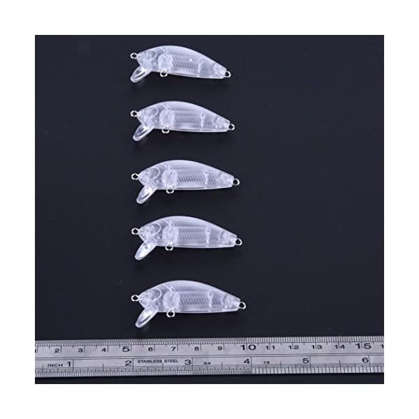 Aorace-20PcsLot-5cm-3g-Fishing-Lure-Blank-Crankbait-Unpainted-Hard-fish-lures-baits-Kit-Minnow-Lure-Bodies-Fishing-Tackle