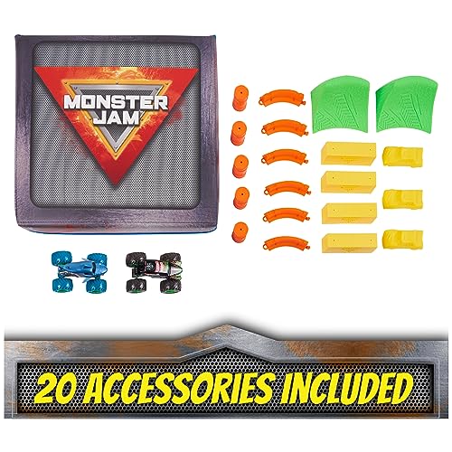 Monster Jam, Ultimate Arena Playmat with 2 Exclusive DieCast Monster