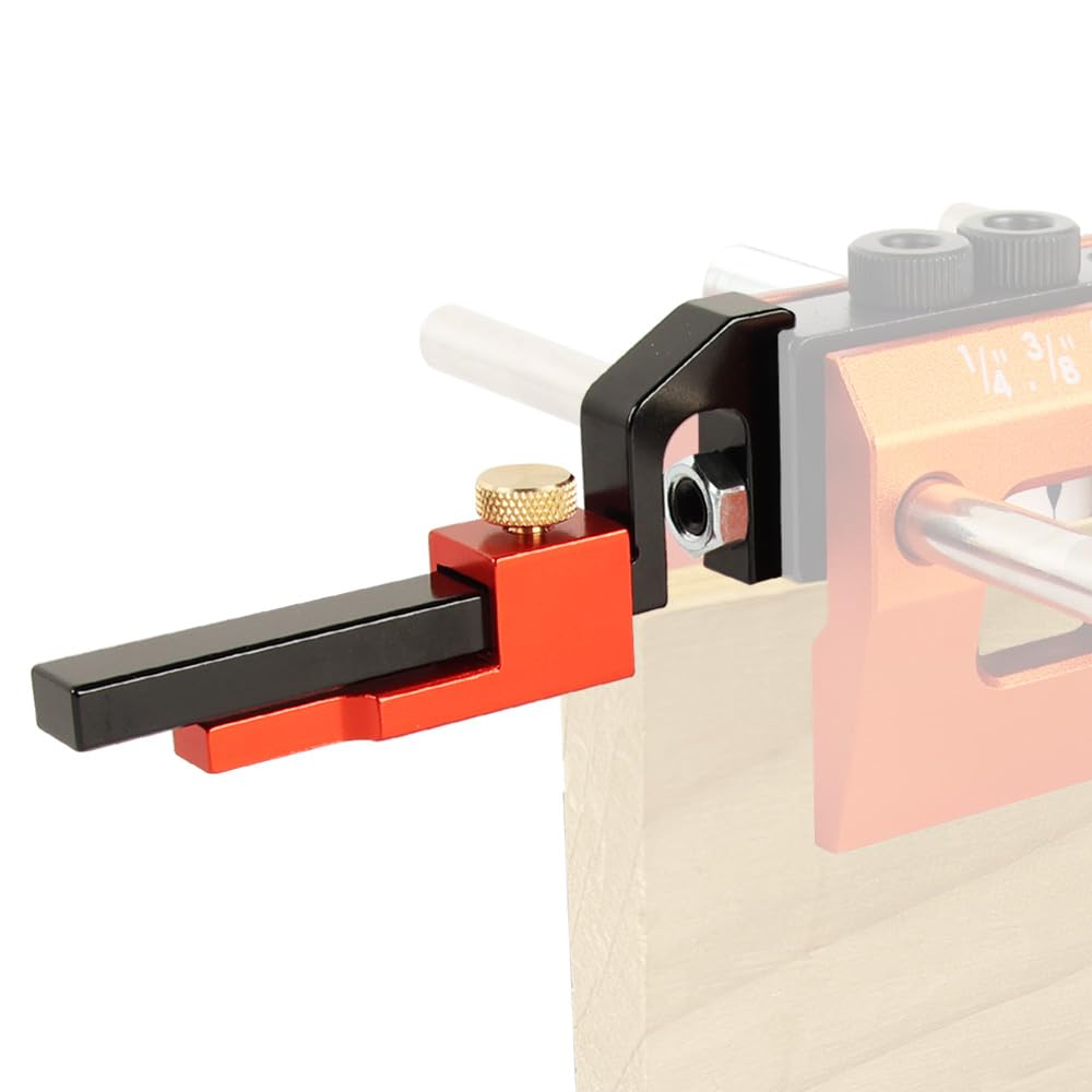 O'SKOOL Centering Dowel Extension Locator Jig Compatible with DB08 Self Centering Dowel Jig – Precision Alignment Tool for Wood Joinery and Doweling