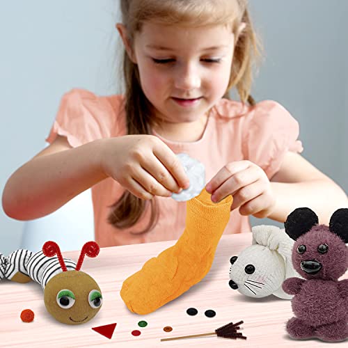 Arts and Crafts for Kids Ages 812, Create Your Own Plush Toys, Kit Includes All Supplies and