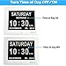 HiClear Dementia, Alzheimer's, and Memory Loss Digital Calendar Day Clock for Elderly Seniors with Extra Large Day and Time Period
