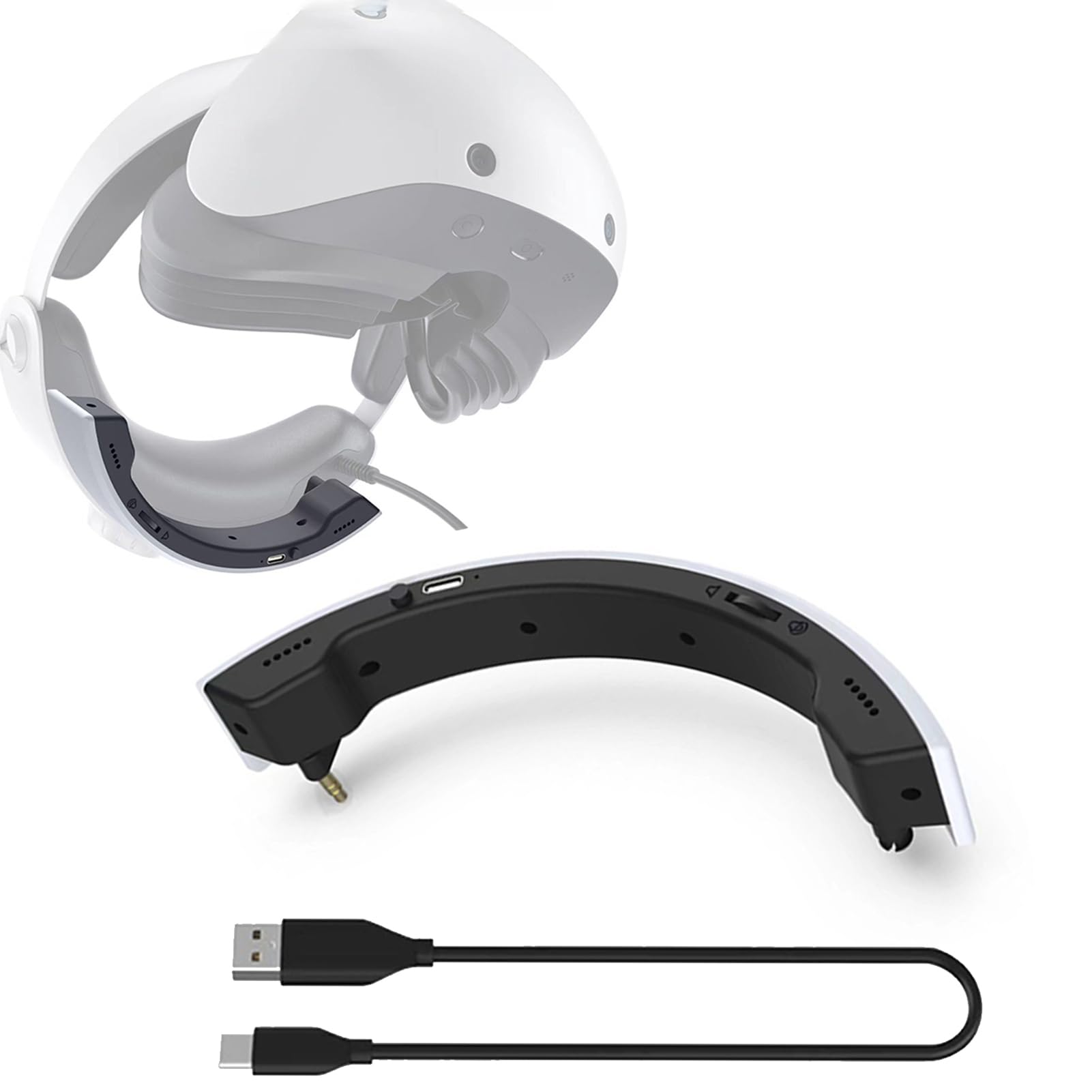 Mini Speaker for VR2 Headset, 3D Surround Sound Gaming Neckset External Speaker Compatible for VR2/VR Headset Sound