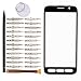 Front Screen Glass Lens for Samsung Galaxy S7 Active G891(Black)