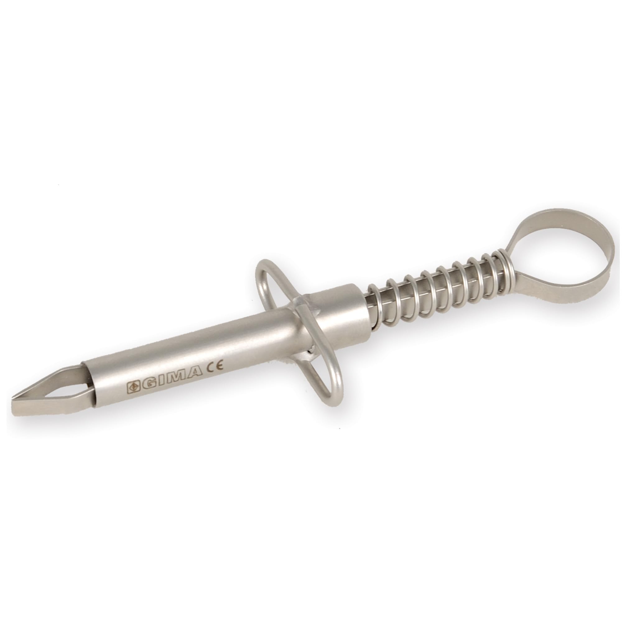 GIMA - Ticks Remover Tweezer, Stainless Steel, Sandblasted Finish,for Pets, as cats or dogs, and Human, 8.5 cm.