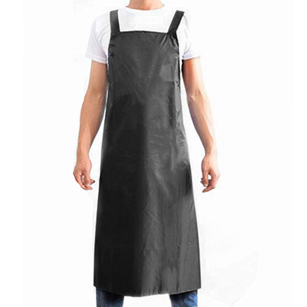 xt 45" Waterproof Apron for Dishwashing,Coffee, Lab Work, Butcher, Dog Grooming, Cleaning Fish, Projects - Industrial Chemical Resistant Plastic