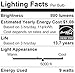 SYLVANIA Ultra LED A19 Light Bulb, 60W Equivalent, Efficient 9W, 13 Year, 800 Lumens, Dimmable, Clear, Medium Base, 5000K, Daylight - 4 Pack (78040)
