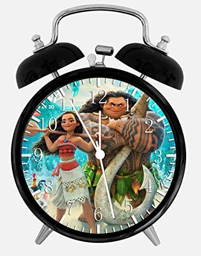 Disney Moana Alarm Desk Clock 3.75" Home or Office Decor E338 Nice For Gift