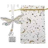 Friend Ornament Thanks for Being an Amazing Friend Dragonfly Charm Thoughtful Ornaments Friendship Gift Hanging Home Décor for Christmas, Birthdays, or Everyday in a Festive Bag & White Gift Box