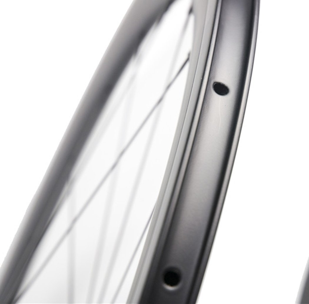 Queen Bike Carbon Fiber Road Bike Wheels 50mm Clincher Wheelset 700c