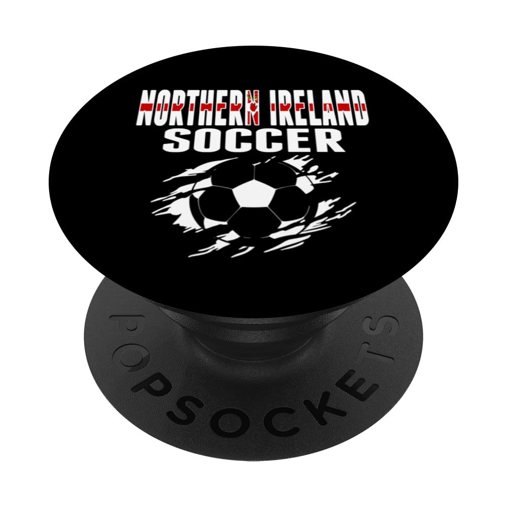 Northern Ireland Soccer Fans Jersey Northern Irish Football PopSockets Swappable PopGrip