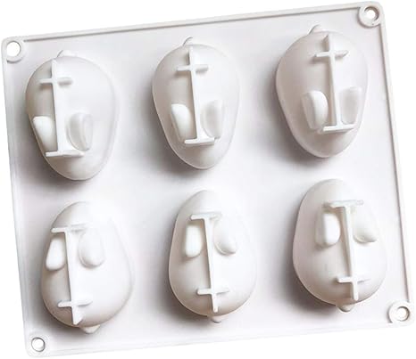 Amazon シリコン型 立体 うさぎ 小サイズ 焼き型 6個 飴 チョコレート型 オンライン通販