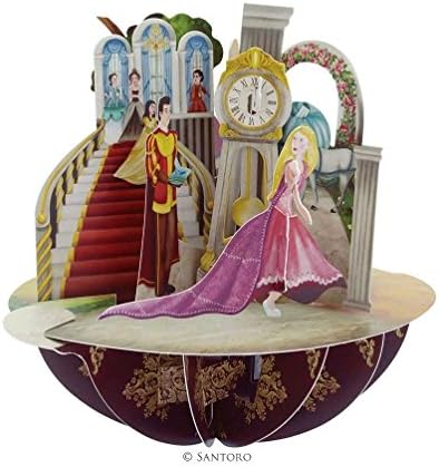 Santoro Pirouettes Princesses Pop Up Card 3D