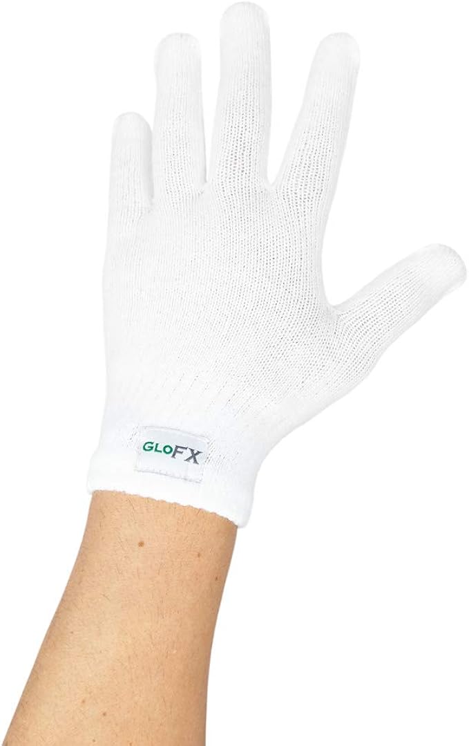 White Gloves Regular Size Magic Stretch Spandex Acrylic