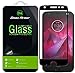 [2-Pack] Dmax Armor for Motorola Moto Z2 Force Edition/Moto Z Force Edition (2nd Gen) [Tempered Glass] Screen Protector, (Full Screen Coverage) (Black)