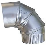 Speedi-Products EX-26A90 04 4-Inch Aluminum 90-Degree Adjustable Elbow