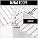 Heat Cable Roof Clip for Securing Ice Dam Heat Tape and Heat Cable to Roofs (25 Pack) (Aluminum)