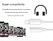 Headphone Adapter for iPhoneX /10/8/7 Plus iPhone 6 /6s /5 /5s &ipod&ipad. Female 3.5mm Audio Earbuds Jack Adaptor Connecter. Earphone Extender Stereo Cable Converter(Support 11 System) (white)