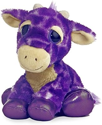 purple giraffe teddy