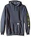 Carhartt Men's Big-Tall Midweight Signature Sleeve Logo Hooded Sweatshirt