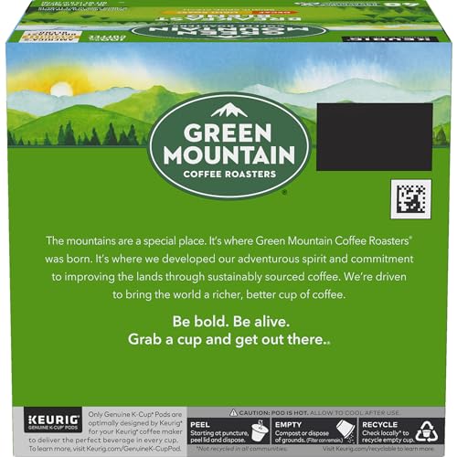 GREEN MOUNTAIN COFFEE ROASTERS DECAF BREAKFAST BLEND, K-CUP PORTION PACK FOR KEURIG K-CUP BREWERS (PACK OF 48)