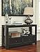 Signature Design by Ashley Gavelston Sofa Table Rubbed Black