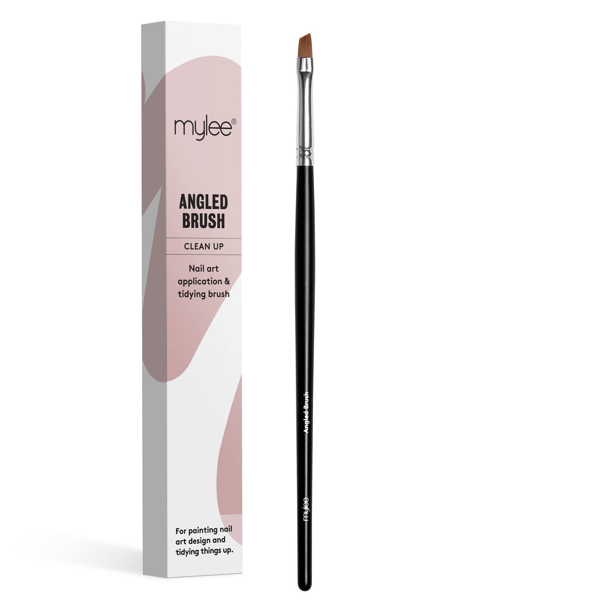 Mylee Brush For Gel Nail Art & Polish Application, 7 Designs, Oval, Angled, Ombre, Fine, Professional Quality Manicure Painting Tool, Liner Drawing Pen, for Home & Salon Use