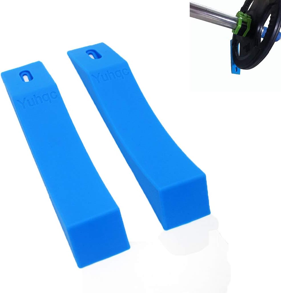 yuhqc 2 Pack Deadlift Barbell Jack Alternative Wedge Used as Load Unload Weight Plates for Fitness Exercise Sports Strength Bodybuilder Athlete Cross Training