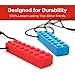 Sensory Chew Necklace For Boys and Girls (4-Pack) - Chewable Chewelry for Autism ADHD Oral Motor Chewing Biting Teething - Chew Brick by Solace