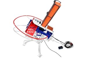 Do All Outdoors USA Clay Pigeon Thrower with Remote and Wobbler Kit, Holds 50 Clays