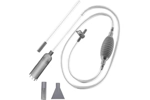 GIPOBUY Hot Tub Vacuum Spa Vac, Manual Spa Vacuum Spa Wand Cleaner Pool Cleaner Cordless, Hot Tub Suction Pipe Siphon Constant Suction, Handheld Flexible Hose and Wand for Dirt,Grass, Debris (Gray New)