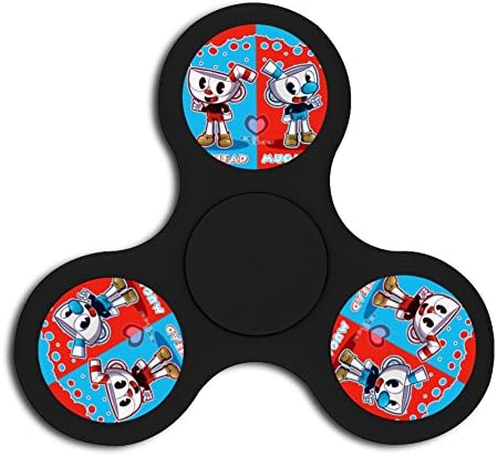 High Speed Run And Gun_Cuphead Fingertip Gyro Hand Spinner Toys For Kids Adults Autism