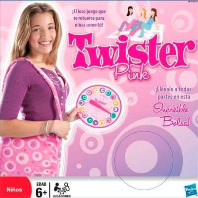 Twister Pink Game with Exclusive Ultracool Plush Carry Bag
