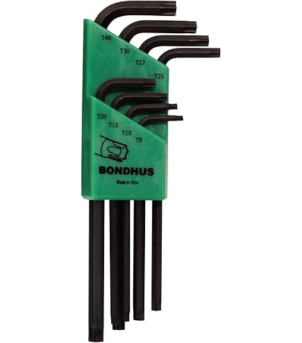 Eklind 90100 Sicherheits-Inbusschlüssel Set – 8-teilig, Lange Serie, Zoll-Größen