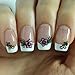 PUEEN 3D Nail Art Sticker Collection Set E1 - 10 Packs in Different Designs (Over 240 Stickers) 3D Glitter Sparkling Feathers Roses Cats Leopard Prints Nail Art Decal Stickers for Cellphones & Nails Decorations-BH000260