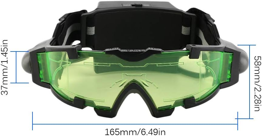 YUNYODA Night Vision Goggles, Black, 15 cm x 19 cm - Image 4