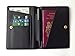 Crocus World RFID Blocking Passport Holder, Slim and Light-Weight Travel Document Organizer, Black Wallet Passport Holder, Made with Soft, Water-Resistant Polyurethane Leather