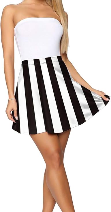 black skater skirt amazon