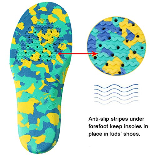 Ailaka Kids Orthotic Cushioning Arch Support Shoe Insoles, Children EVA