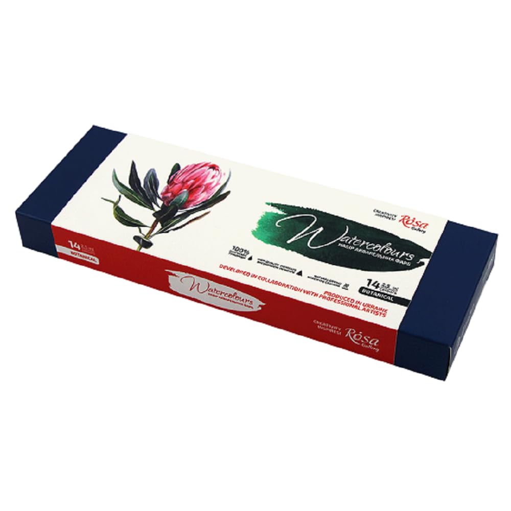 Rosa Gallery Botanical Watercolour 14 Colours
