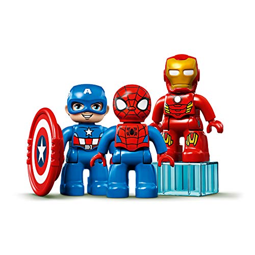 LEGO 10921 DUPLO Super Heroes Marvel Iron Mans Labor-Treffpunkt, Kinderspielzeug ab 2 Jahre mit Figuren von Spider-Man… – Bild 6