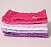 Snuggle Stuffs Baby 5 Pack Minky Dot Burp Cloths - Girls