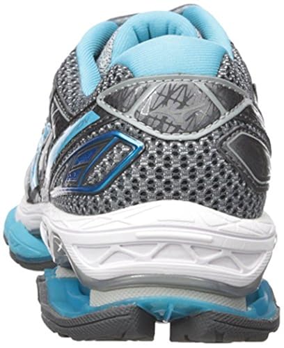Mizuno womens Wave Creation 19 Running Shoe, High-rise/Blue Atoll